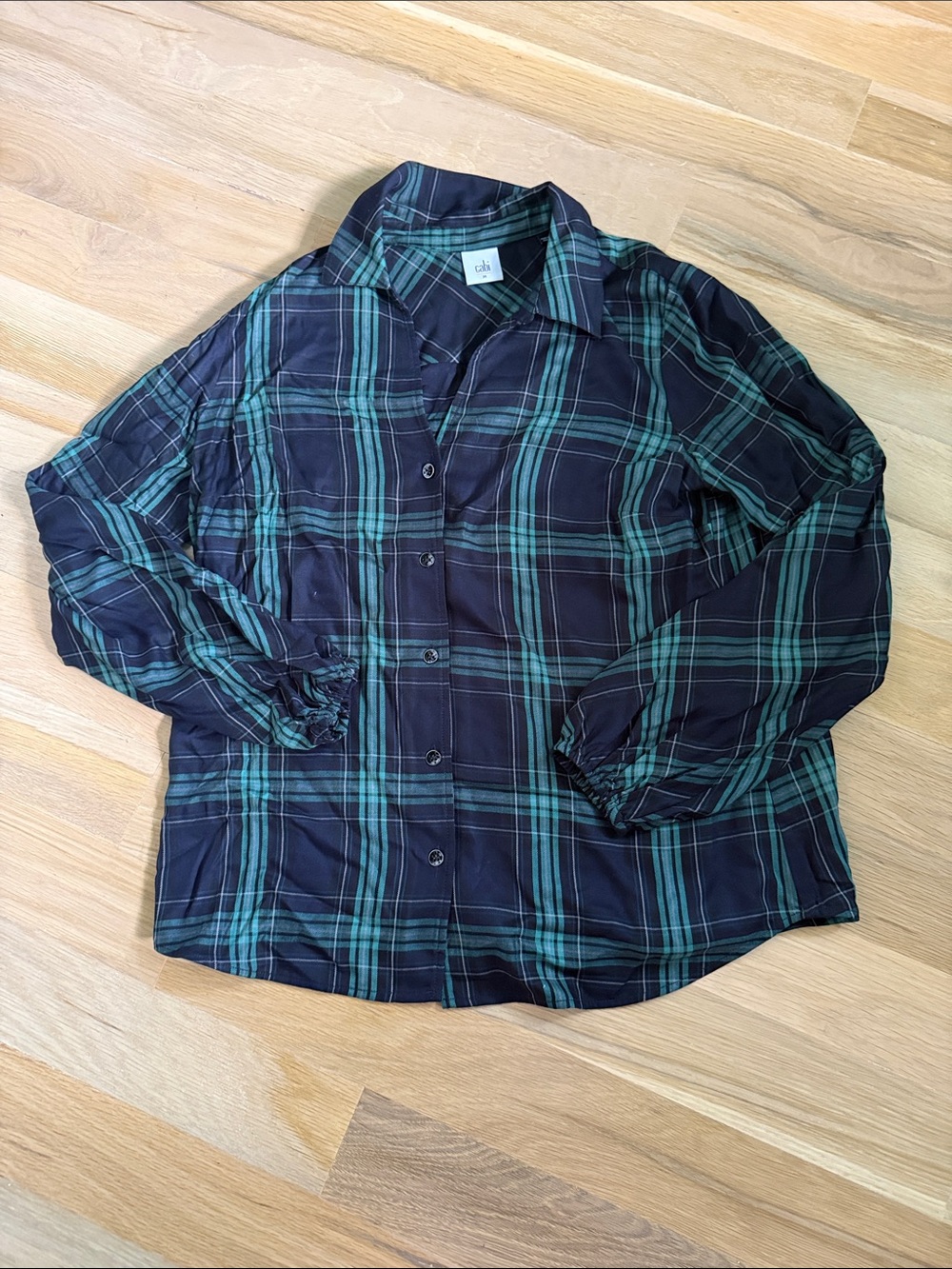 Cabi Tartan Button Down Shirt